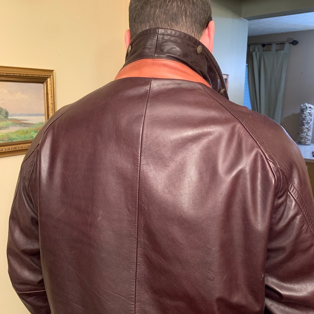 Timberland Leather Jacket Dated 1997 Weather Wear - image 3